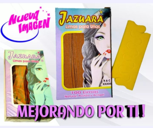Limas Para Uñas Caja Con 100 Calidad Pulefin