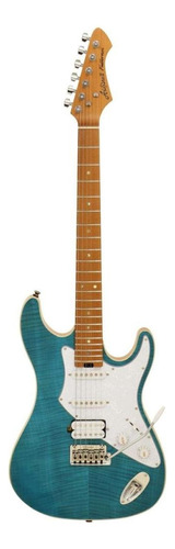 Guitarra Aria Pro Ii 714mk2 Fullerton Turquesa Stratocaster