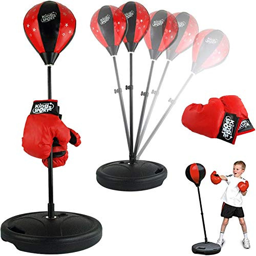 Liberty Imports Sport Boxing Set Punching Bag With Gloves -