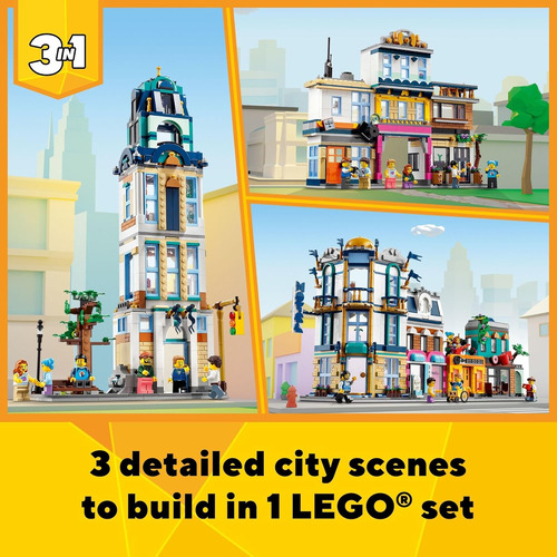 Lego Creator Main Street 31141 Juego De Construccion 3 En...