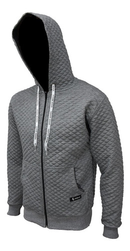 Imagen 2 de 4 de Campera Casual Moda Media Estación Con Cierre Capucha Joemar