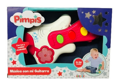 Guitarra Para Bebes Con Luz Y Sonido Pimpis Ar1 3747 Ellobo