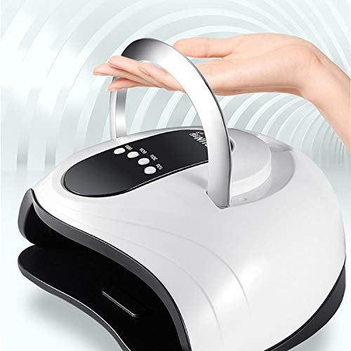 Lampara Uv Para Uñas De Pies Y Manos, 120w Con Temporizador Blanco