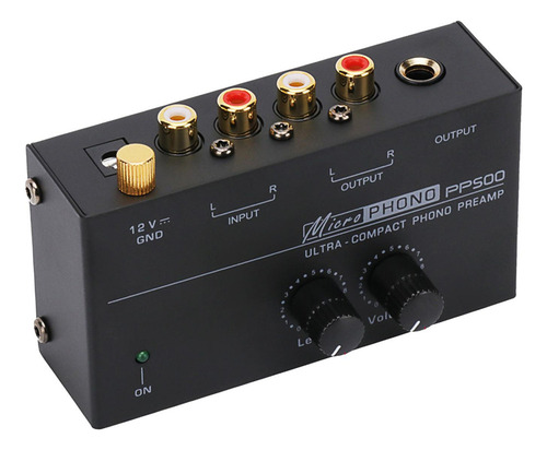 Pré-amplificador De Toca-discos Phono Dc 12v