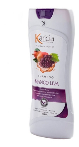 Imagen 1 de 1 de Karicia Shampoo Mango Uva 400ml - mL a $60