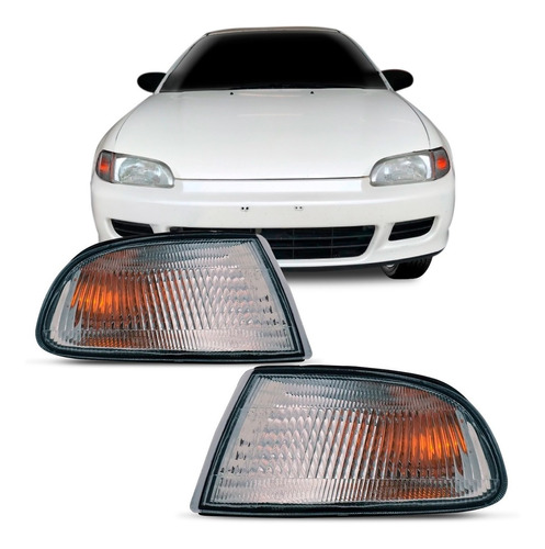 Par Pisca Seta Civic 1992 1993 1994 1995 Sedan Cupula Ambar