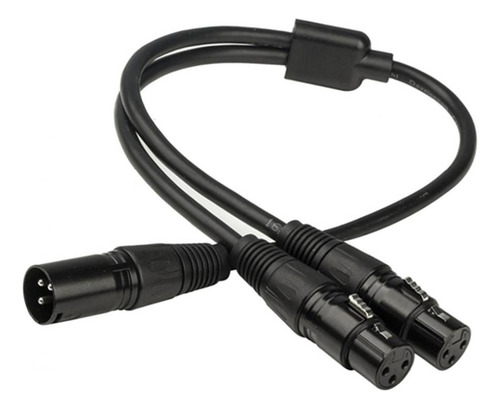 Cabo Divisor Em Y De 3 Xlr Para Soquete 2 Soquete Fêmea