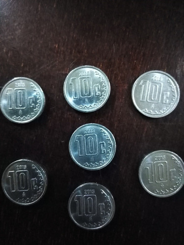 Moneda De 10 Centavos Del Año 2015