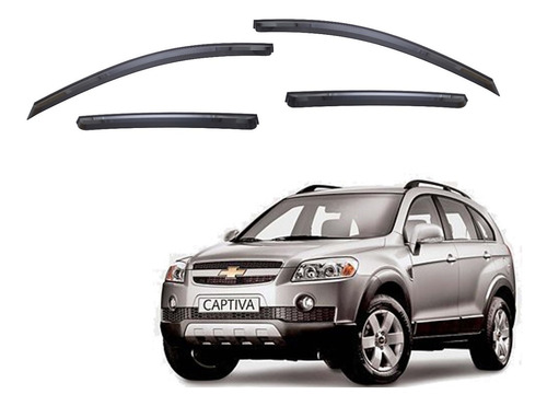 Bota Agua Chevrolet Captiva 2008-2018 Negras Envio Gratis