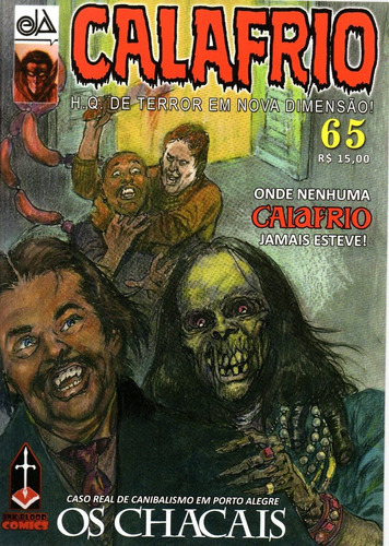 Calafrio Nº 65 - H.q. De Terror Em Nova Dimensão! - Onde Nenhuma Calafrio Jamais Esteve! - 2019 - 52 Páginas - Ink&blood Comics - Bonellihq Cx72