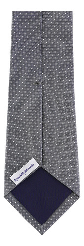 Corbata Scappino Brera Seda Para Hombre 431 Color Gris medio