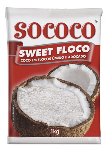 Coco Sweet - Flocos Umedecidos E Adoçados 1 Kg - Sococo
