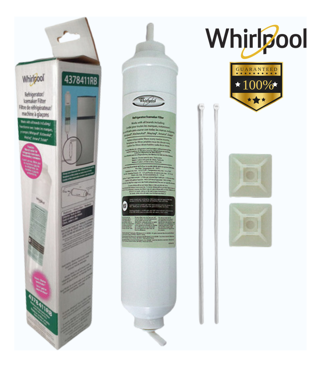 Filtro de Agua Whirlpool/Original Universal Externo Modelo 4378411RB Para Neveras y Nevecones
