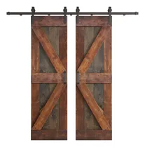 Comprar Puerta Corredera Doble Madera Pino Nudosa 48  X 84  Serie K