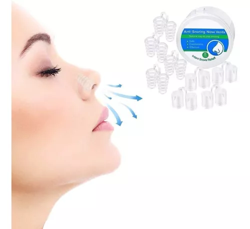 Dispositivo Anti Ronquidos Oxigena Dilatador Nasal (8 Pzs)