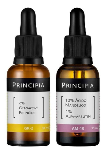 Kit 2 Séruns Principia Mandélico + Retinóide Tipo de pele Todos