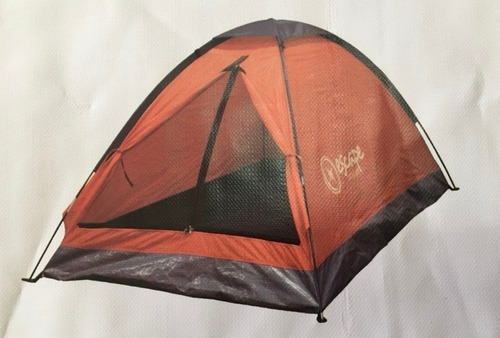 Carpa 2 Personas Con Varillas, Estacas, Vientos Y Bolso