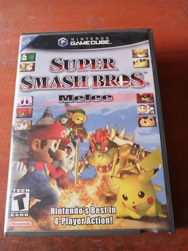 Super Smash Bros Melee Game Cube - Original Americano