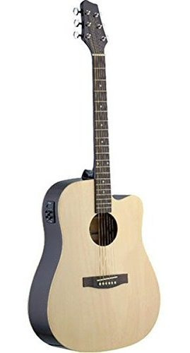 Stagg Sa30dce-n Dreadnought Cutaway Guitarra Acustica-elec