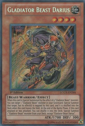 Yu-gi-oh! - Bestia Gladiador Darius - Colección Legendaria 2