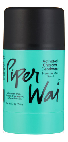 Piperwai Desodorante Natural Con Carbon Activado, Proteccion