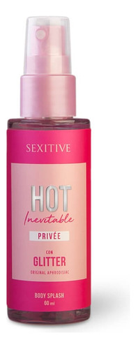 Body Splash Sexitive Hot Inevitable Privee Con Glitter