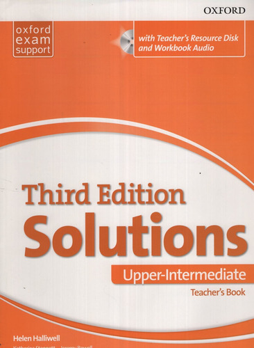 Solutions Upper-Intermediate - 3º Edicion - Teacher's Pack, de Davies, Paul. Editorial Oxford University Press, tapa blanda en inglés internacional