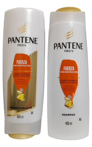 Pack De Shampoo + Acond Pantene Pro-v Fuerza Y Reconst 400ml