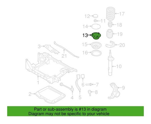 Base Amortiguador Delantero Bmw 325 330 335 Z4 2005-2016 Oem