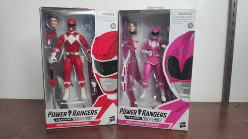 Lote Power Rangers Lighting Collection Mighty Morphin Red