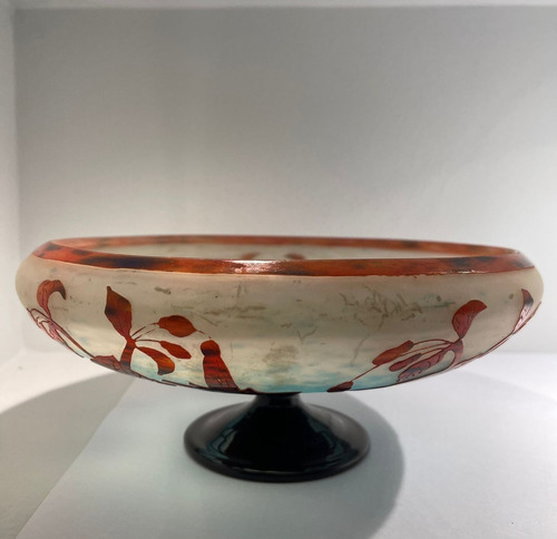 Antiguo Vidrio Firmado Artistico Le Verre Francais Original (Usado)