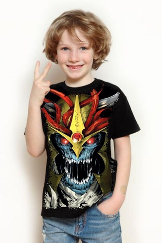 Camisa, Camiseta Criança 5%off Desenho Thundercats Mumm Ra
