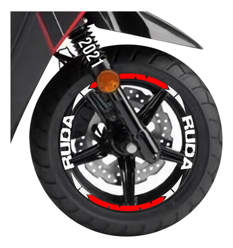 Stickers Reflejantes Para Rin De Moto Vento Ruda Nid 2021