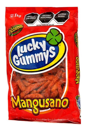 Lucky Gummys Mangusano Gomitas De Mango Enchilado 1kg