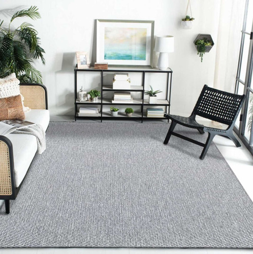 Alfombra Yute Sisal Tatami Gris 200x250cm