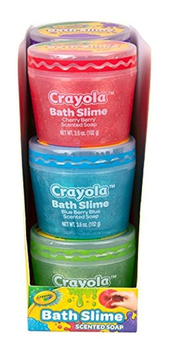 Crayola Baño Limo Jabon Perfumado 4 Colores Y Olores Paque