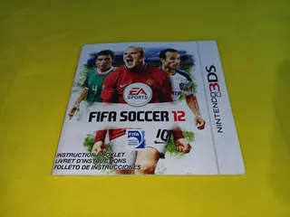 Manual Original Fifa Soccer 12 Nintendo 3ds