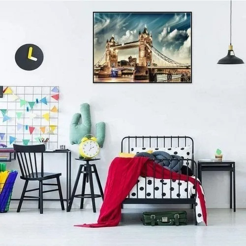 Imagen 3 de 3 de Puzzle 1500 Pzas Rompecabezas Cuadro Puente Reloj De Londres