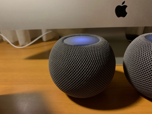 Imagen 5 de 8 de Homepod Mini Stereo Pair - Space Gray - Excelente Estado!