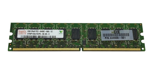 Imagem 2 de 3 de Memoria 2x 2gb Pc2-6400e Hp Workstation Xw4300 Xw4400 Xw4600