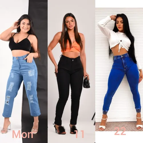 10 Cal as Jeans Feminina Laycra 3 Revenda Atacado
