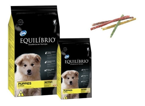 Equilibrio Cachorro Todas Las Razas 15k +3k+snacks+envio