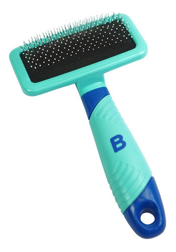 Escova Para Pet Rasqueadeira Blue Soft Simple - Blue - Pp346 Cor Azul