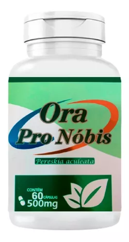 Ora Pró Nobis Puro 500mg 60 Cápsulas - Antioxidantes | Parcelamento sem ...