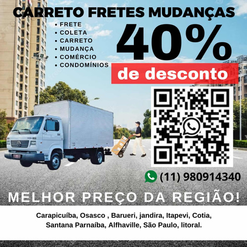 Carreto Frete Mudança Carapicuíba Osasco Barueri Jandira