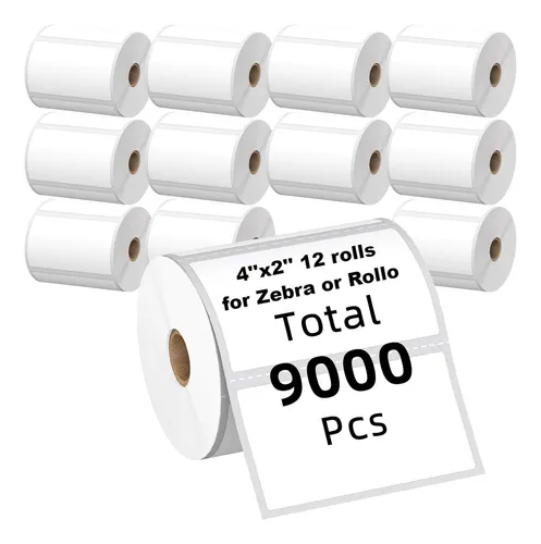 comprar Zebra Etiquetas 4x2,9000 Pcs Etiquetas Térmicas Directas ...