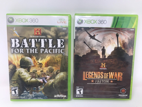 Battle For The Pacific + Legends Of War Patton (xbox 360)