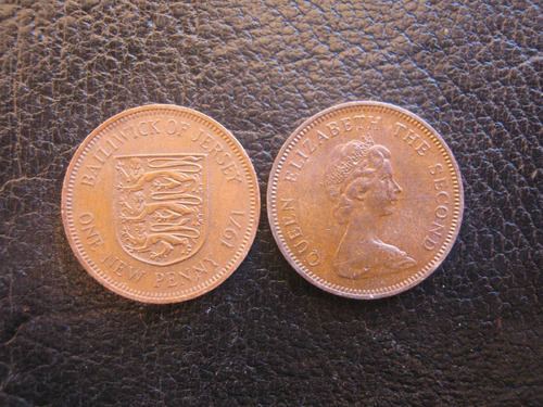 Jersey 1 New Pence 1971