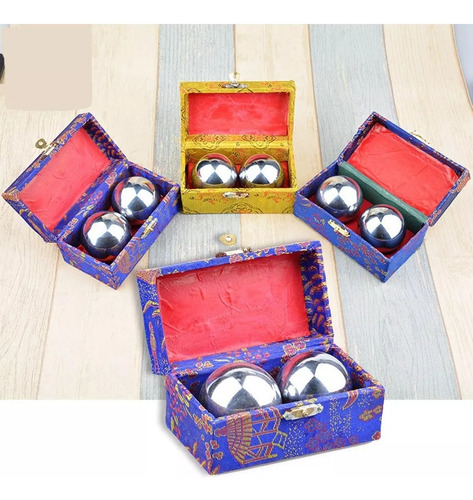 Bolas Chinas De Masaje De Manos Para Ejercitar Los Dedos, 2