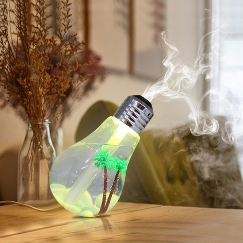 Difusor Humidificador Bulbo Aromatico Purificador Usb Luz